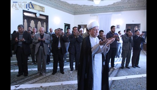 عکس/ اقتدا به هاشمی